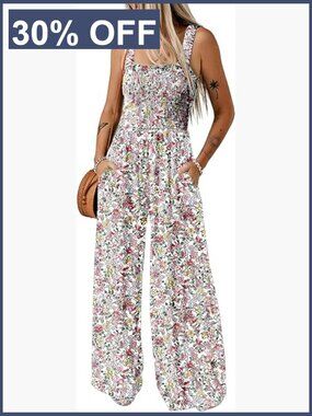 Casual Loose Sleeveless Jumpsuit with Pockets